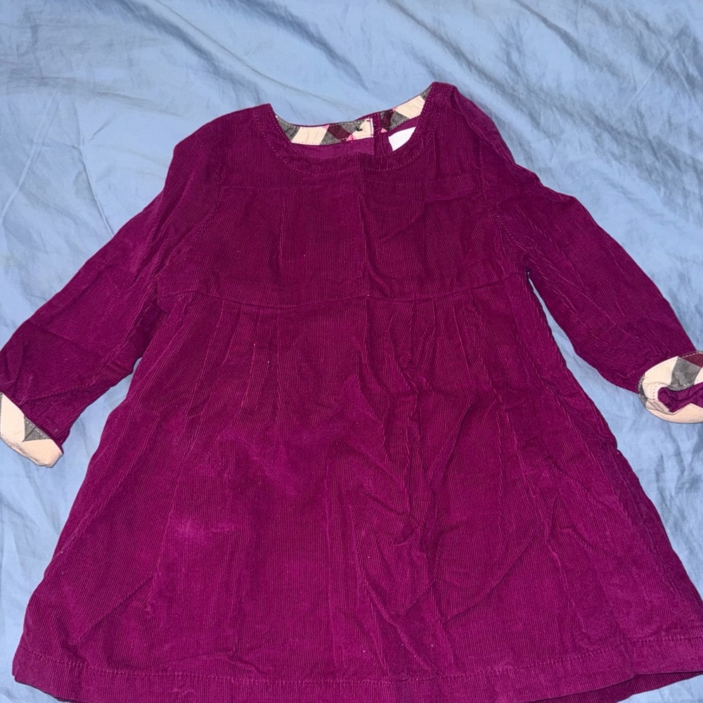 Burberry Rich Purple Kids Dress